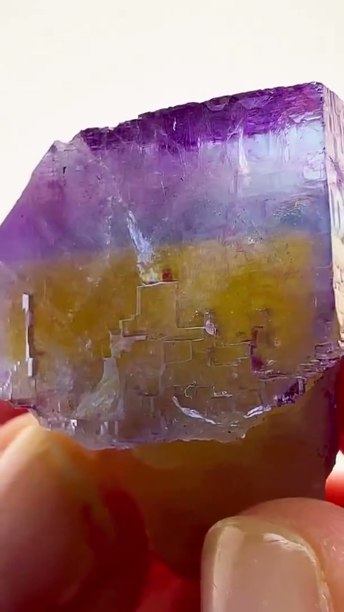 Fluorite Specimen from Annabel Lee Mine, Illinois: An Annabel Lee Toadstool Color - view 2