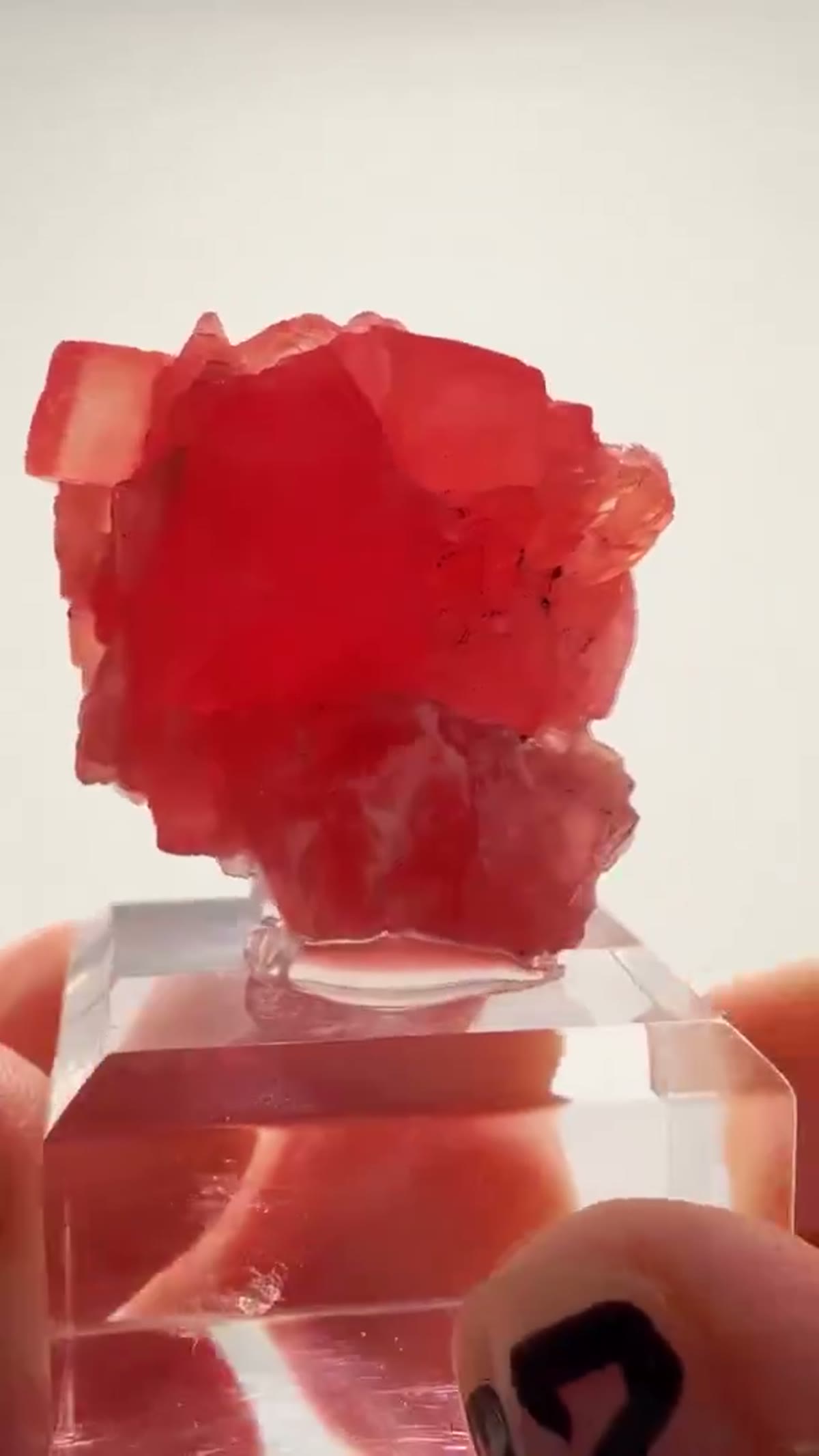 Rhodochrosite Specimen: Sweet Home Rhodochrosite with Provenance - view 2