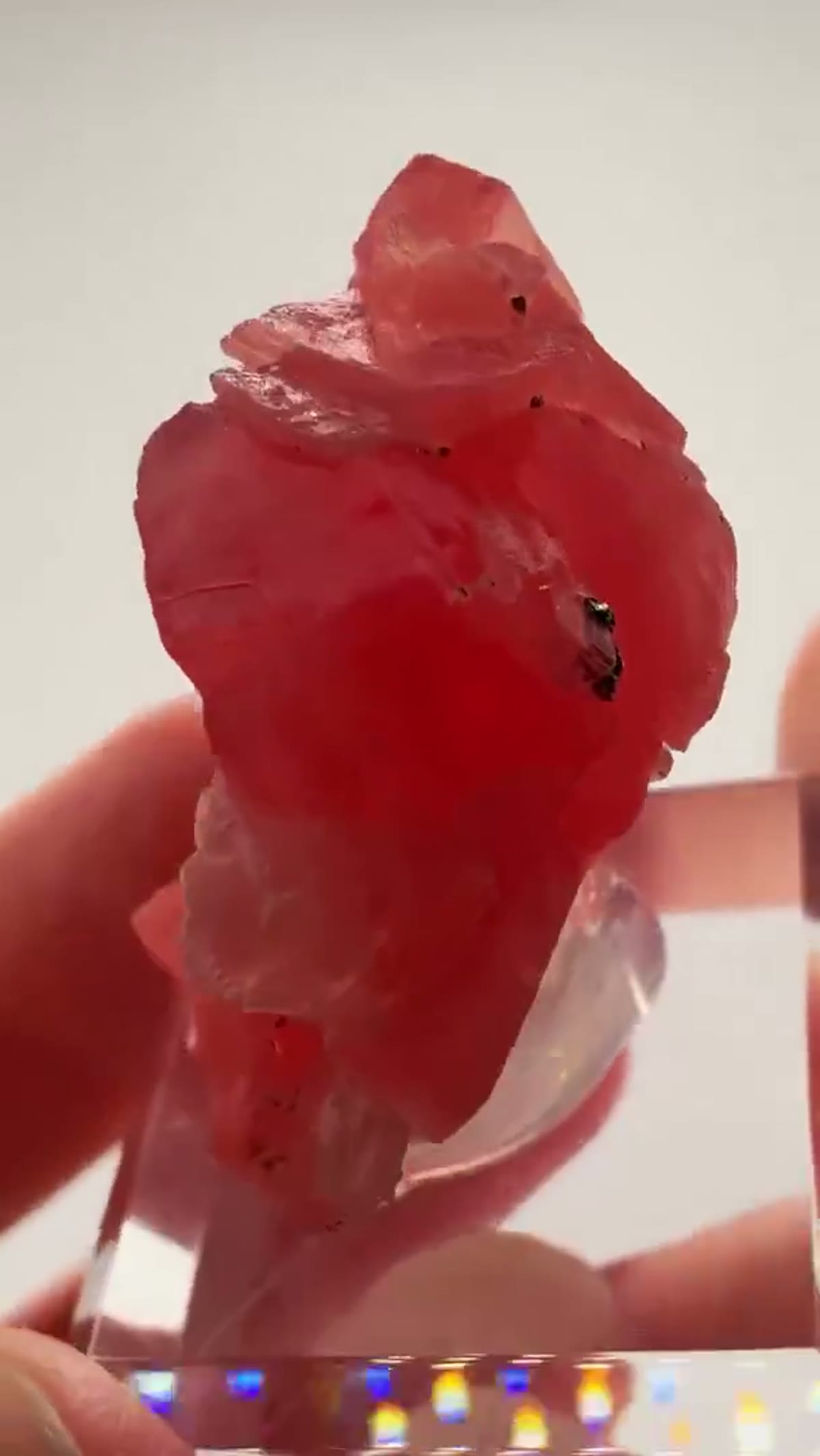 Rhodochrosite Specimen: Sweet Home Rhodochrosite with Provenance - view 3