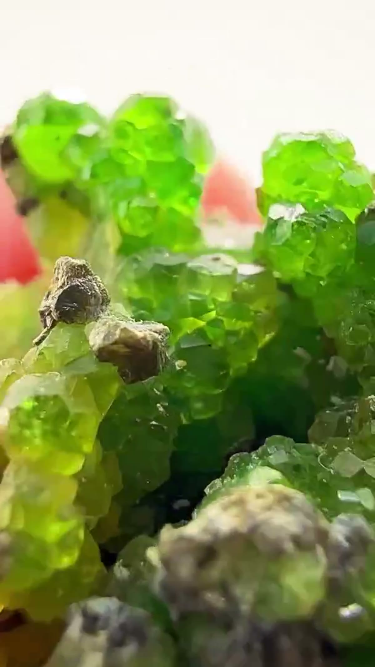 Garnet Specimen: Chrome Grossular Garnet - view 4
