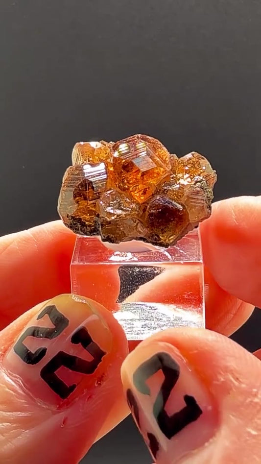 HESSONITE GARNET PERFECTION FROM JEFFREY MINE