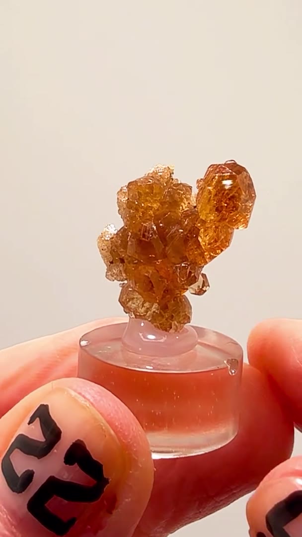 HESSONITE GARNET FIRE FROM JEFFREY MINE