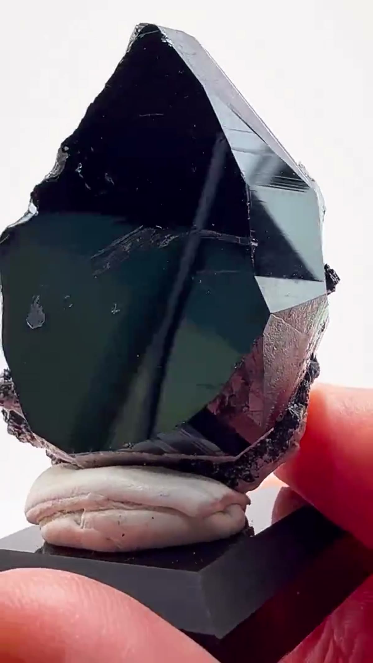 Mineral Specimen: Mirror Hematite — Natural Reflection - view 4