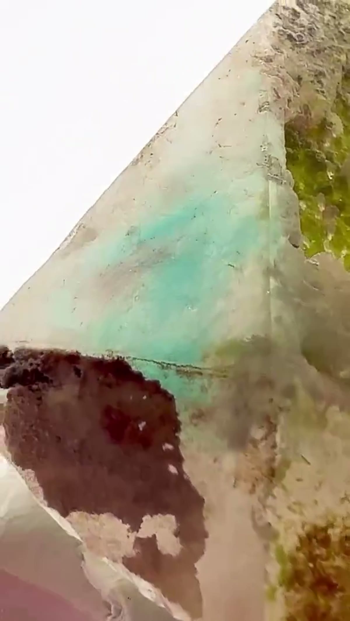 Ajoite in Quartz Specimen: Ajoite in Quartz — Messina Magic - view 4