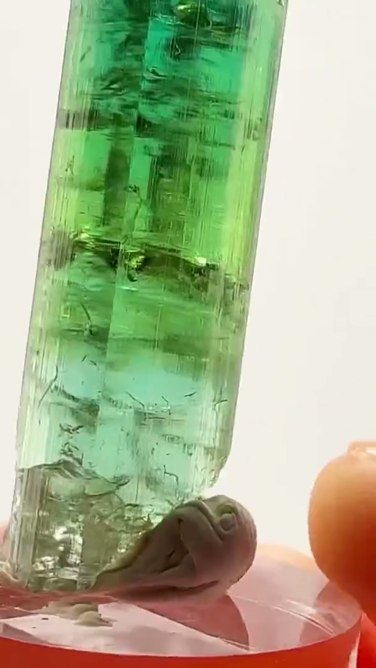 Elbaite Tourmaline Specimen from Paprok, Afghanistan, 11.85 g - view 2