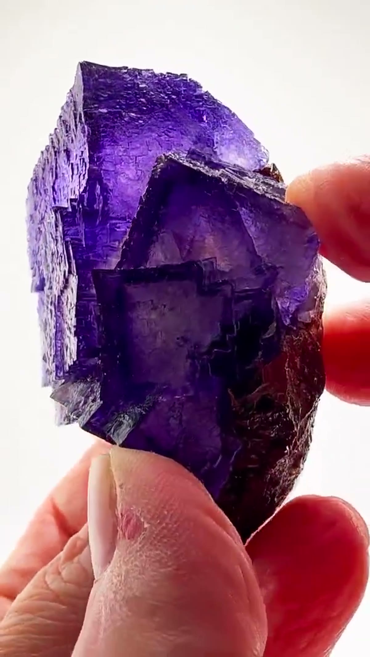 Fluorite Specimen from Elmwood Mine, Tennessee, 224.61 g - view 2