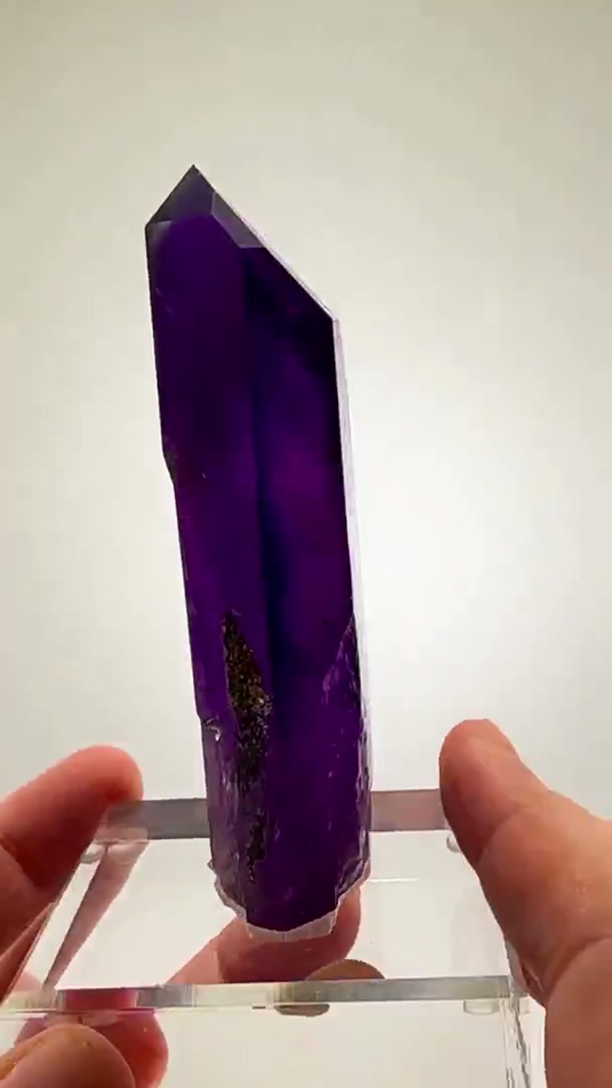 Amethyst Specimen from Goboboseb Mountains, Namibia, 163.3 g - view 2