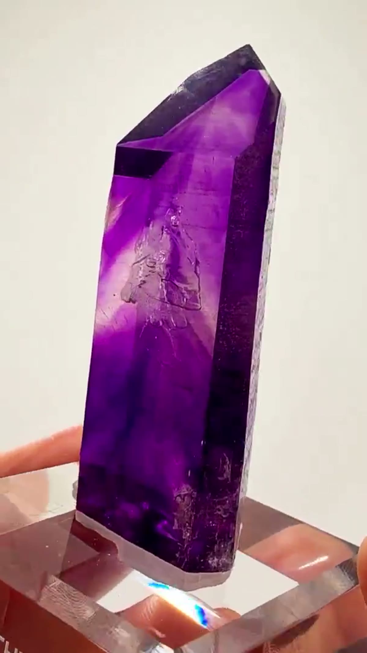 Amethyst Specimen from Goboboseb Mountains, Namibia, 32.7 g - view 2