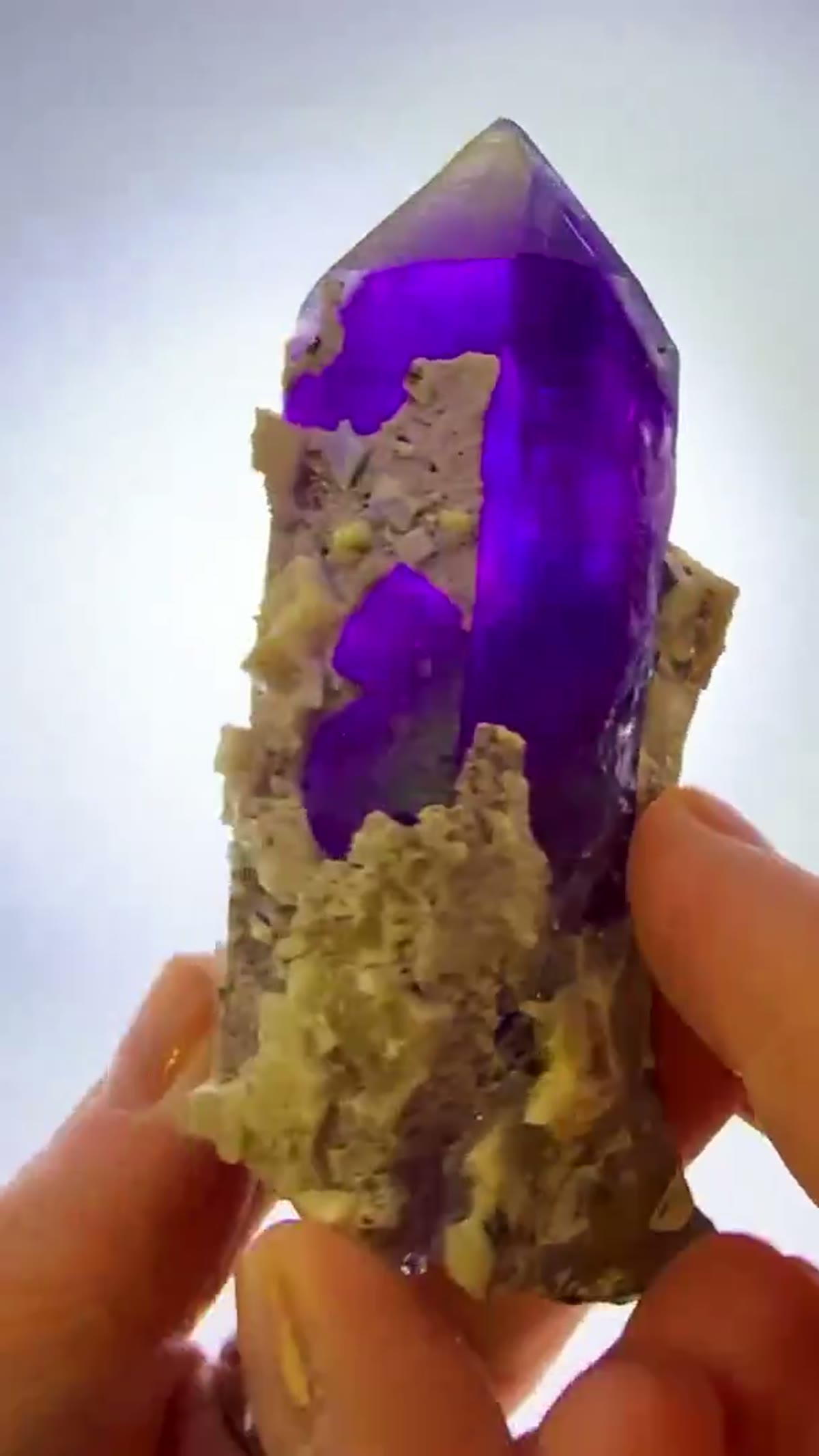 Amethyst Specimen from Buks Claim, Namibia, 190.33 g - view 4