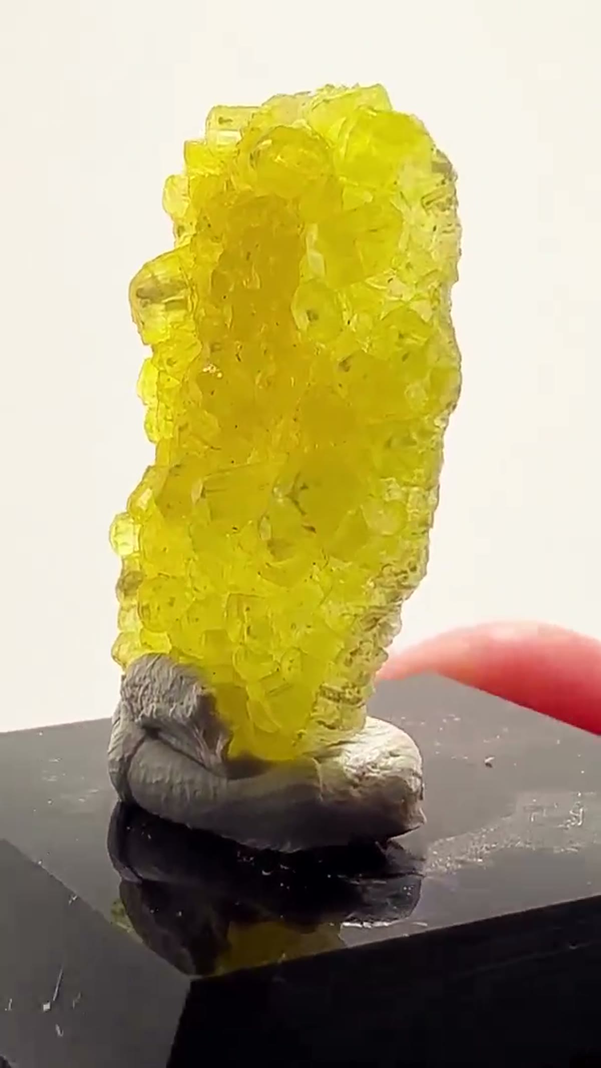 Mineral Specimen: Ettringite Glow from South Africa - view 2