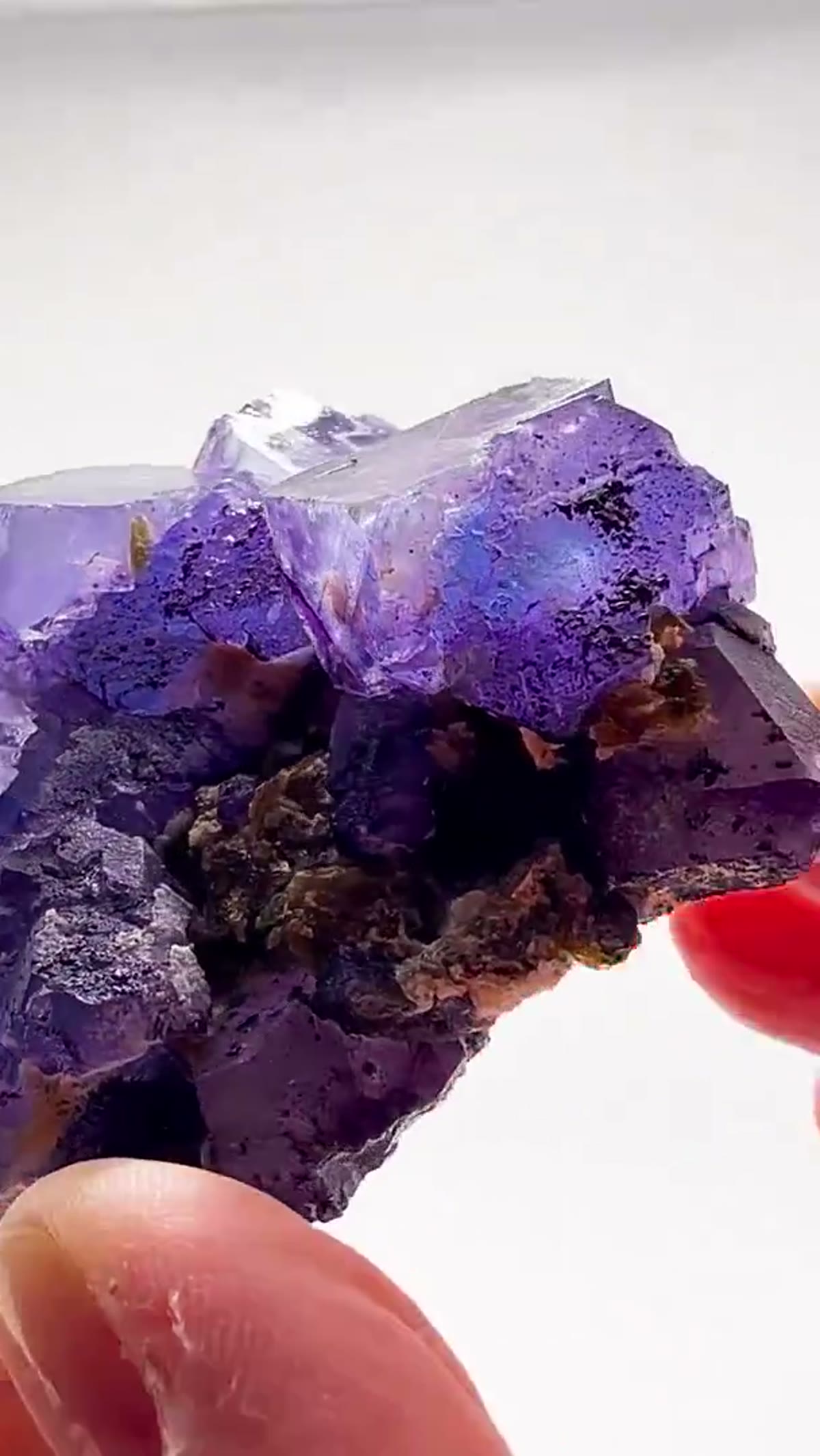 Heliodor Specimen from Ukraine: Not Just Heliodors in Ukraine Super Rare Ukrainian Fluorite - view 2