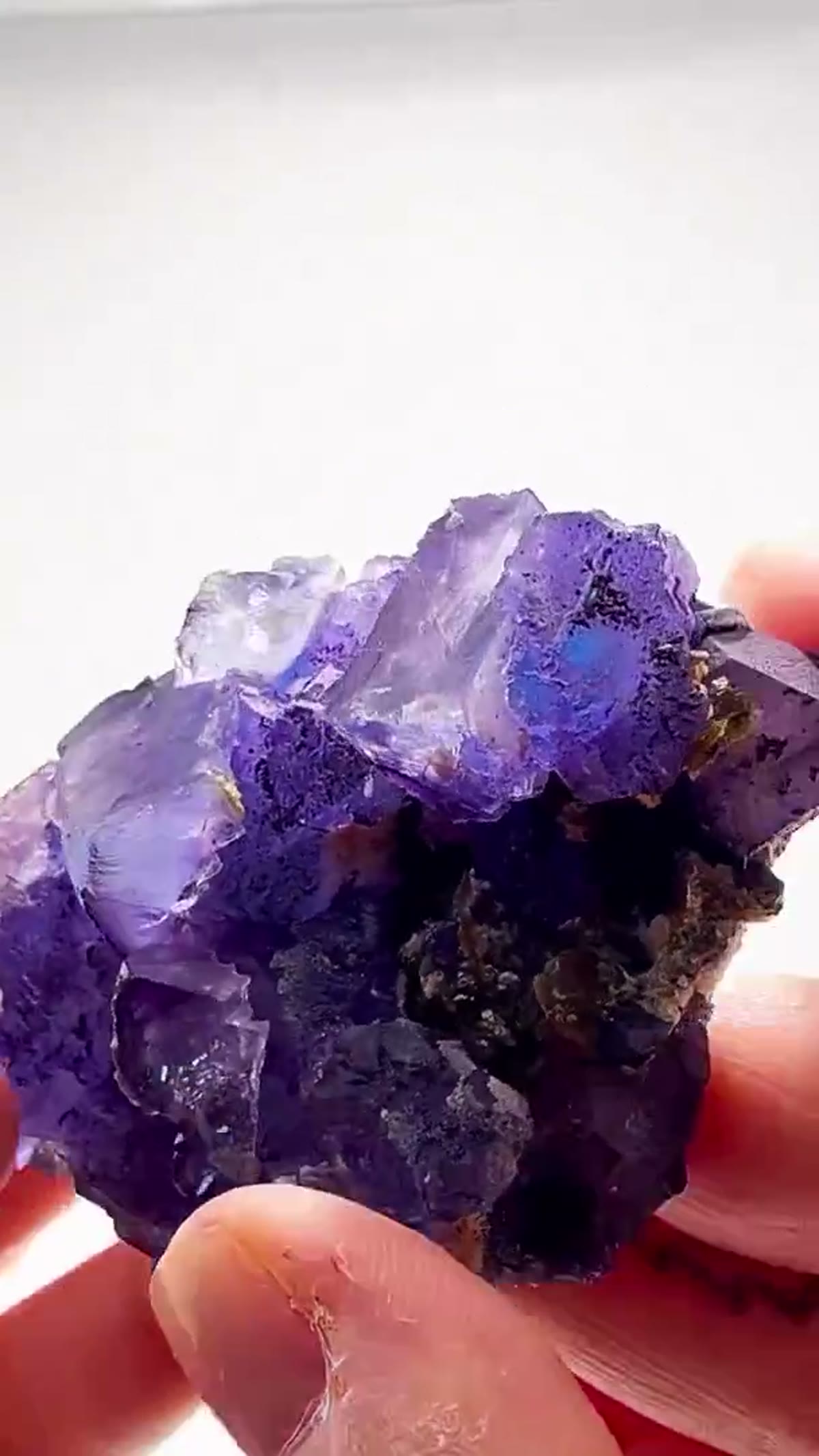Heliodor Specimen from Ukraine: Not Just Heliodors in Ukraine Super Rare Ukrainian Fluorite - view 4
