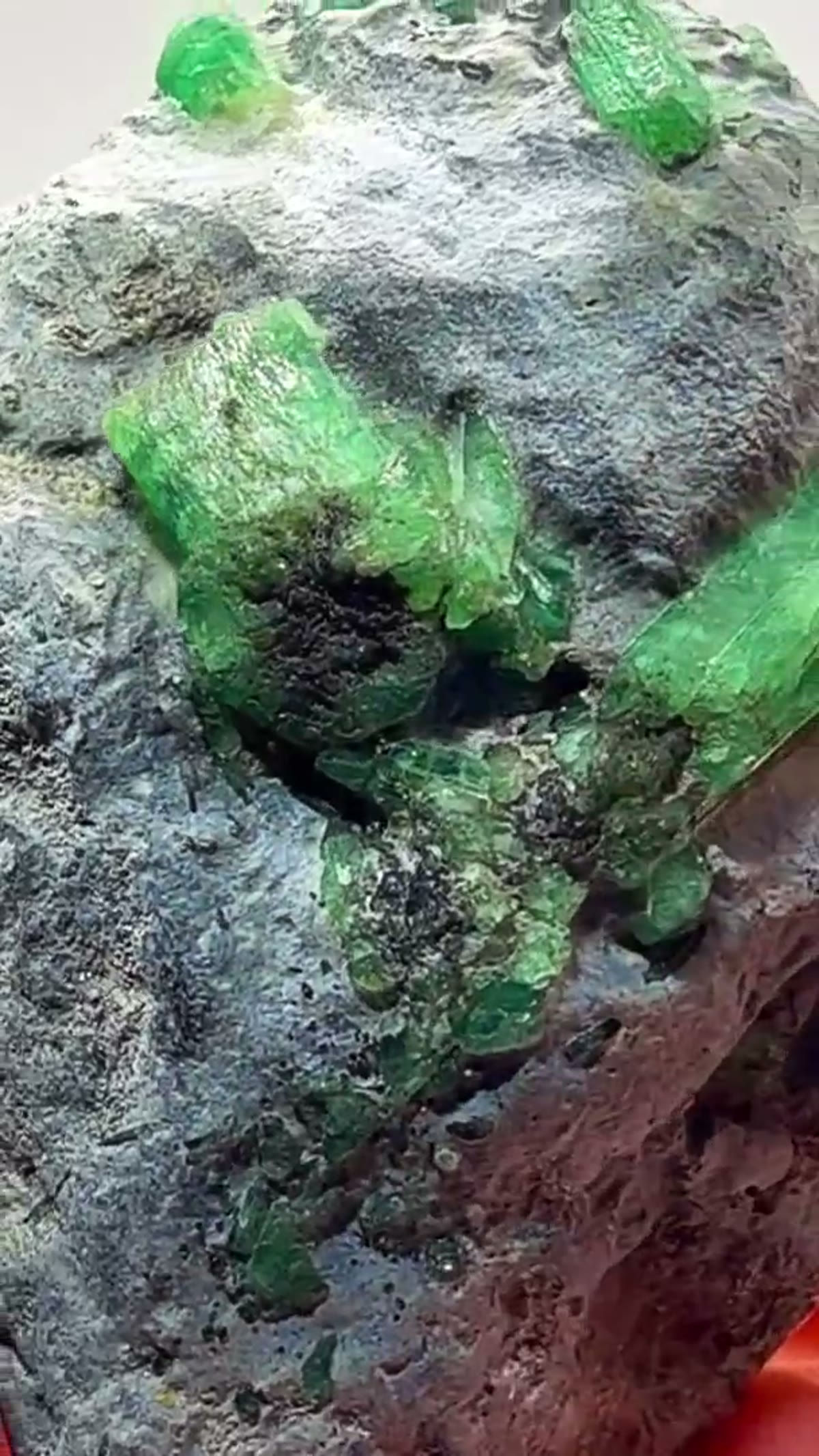 Emerald Specimen: Australian Emerald with Character - view 2