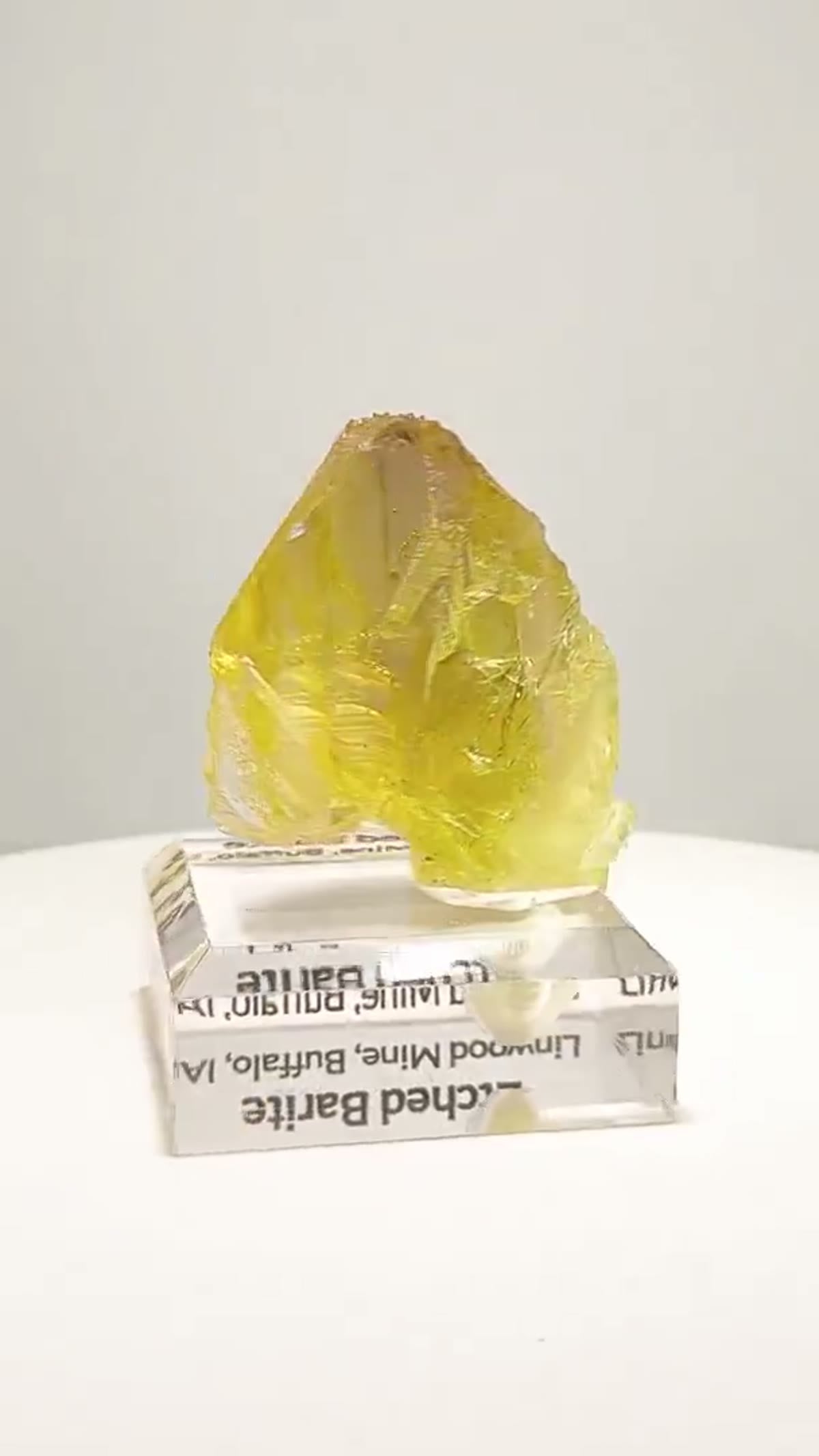 Baryte Specimen: Etched Barite Magic from Iowa - view 2