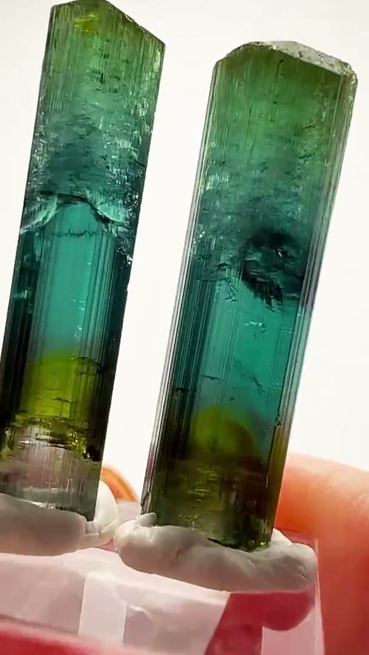 Elbaite Tourmaline Specimen from Minas Gerais, Brazil, 4.22 g: Pederneira Perfection — Times Two - view 2