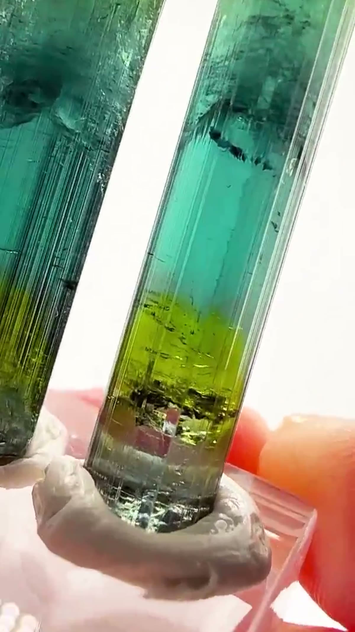 Elbaite Tourmaline Specimen from Minas Gerais, Brazil, 4.22 g: Pederneira Perfection — Times Two - view 3