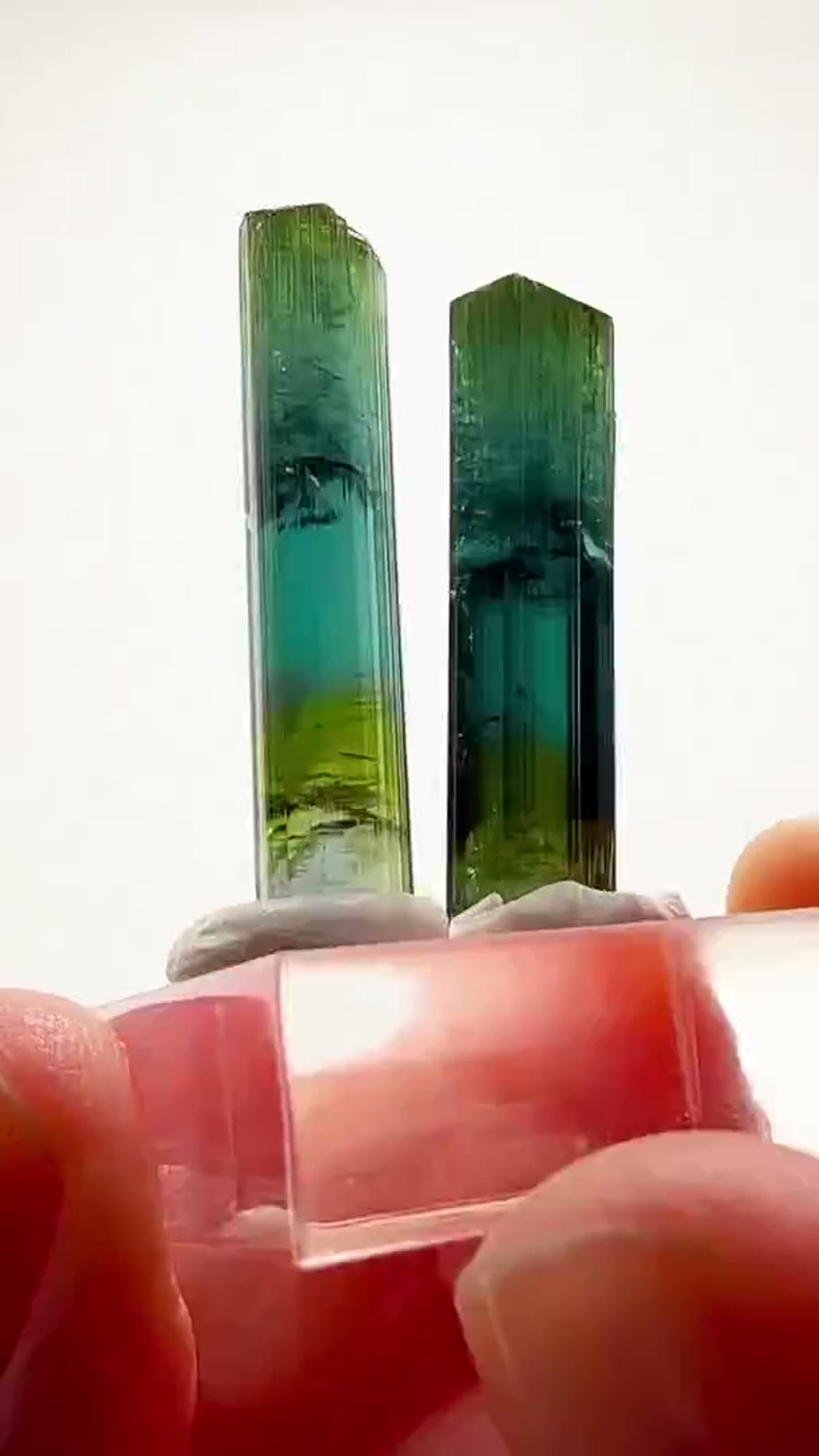 Elbaite Tourmaline Specimen from Minas Gerais, Brazil, 4.22 g: Pederneira Perfection — Times Two - view 4