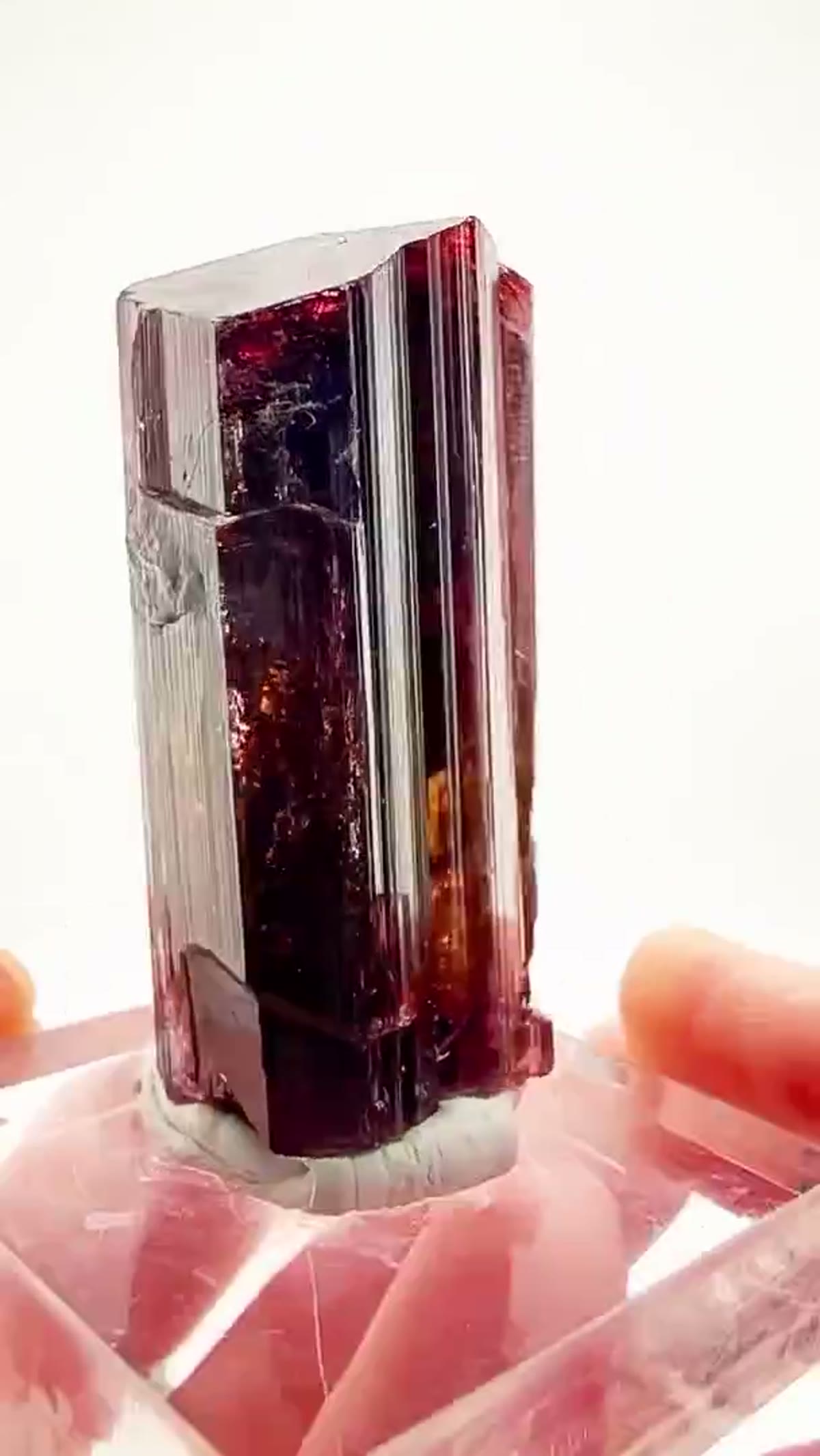 Elbaite Tourmaline Specimen from Malkhan, Russia: Malkhan Tourmaline with History - view 2