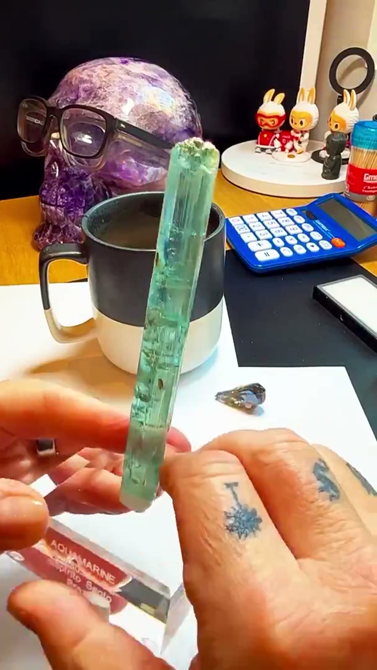 Aquamarine Specimen from Espírito Santo, Brazil, 61.61 g - view 2