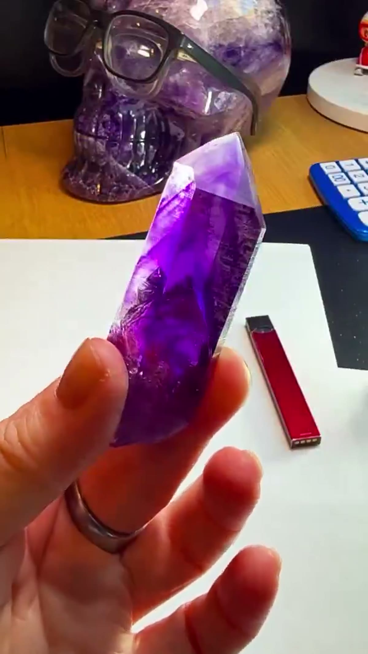 Amethyst Specimen from Goboboseb Mountains, Namibia, 52.09 g - view 3
