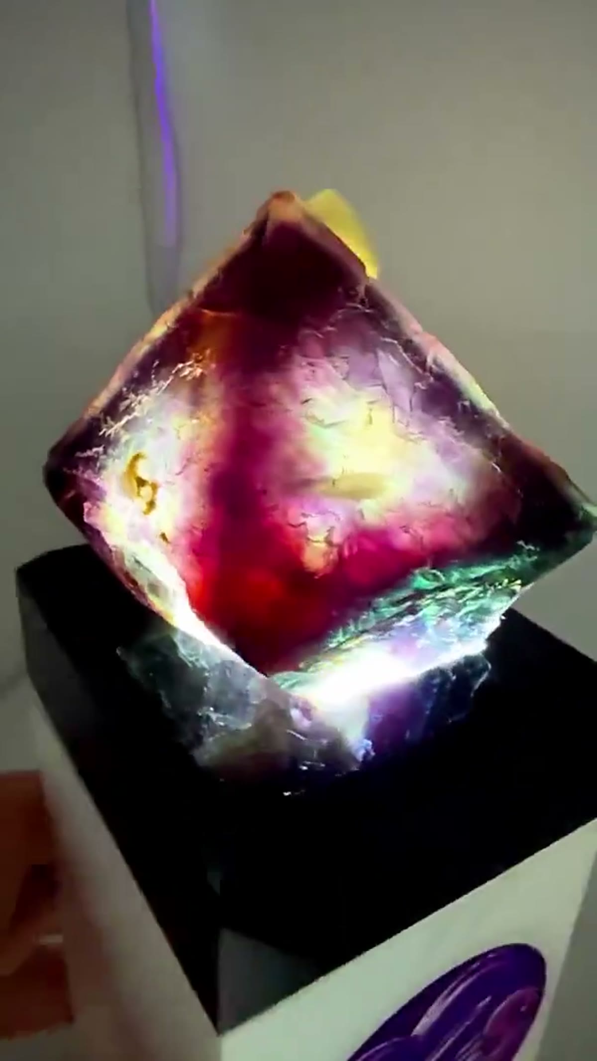 Fluorite Specimen from China: Light it up — Huanggangliang Magic - view 3