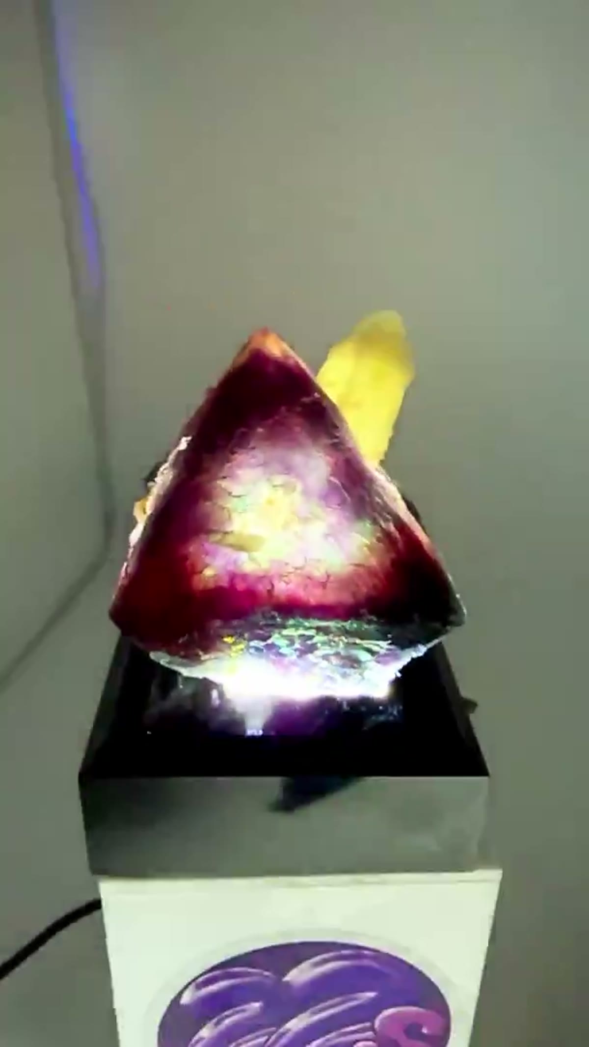 Fluorite Specimen from China: Light it up — Huanggangliang Magic - view 4