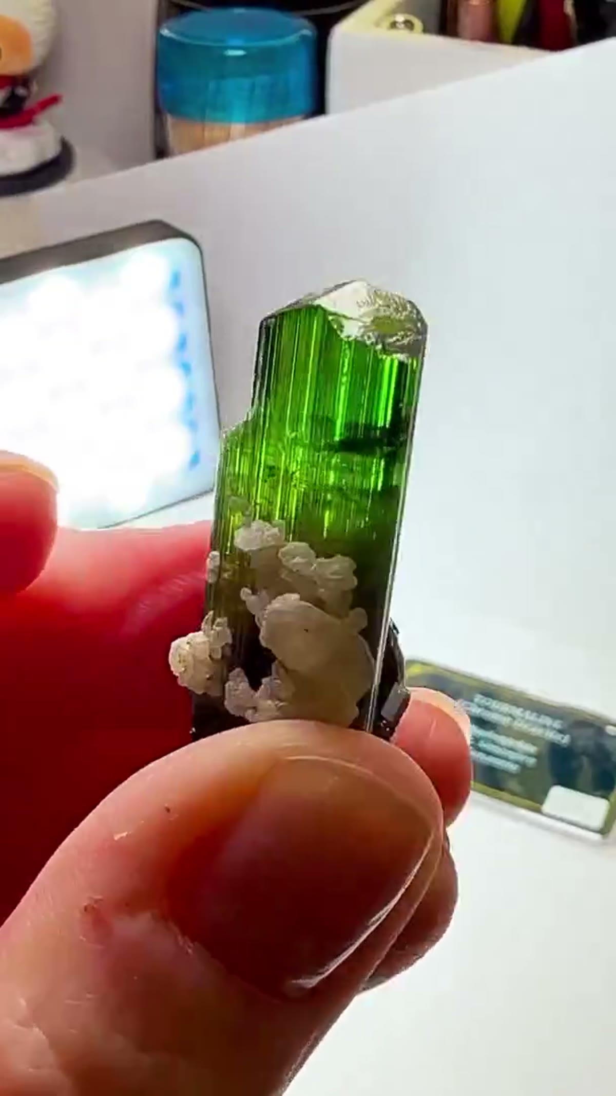 Elbaite Tourmaline Specimen from Tanzania, 11.47 g - view 2
