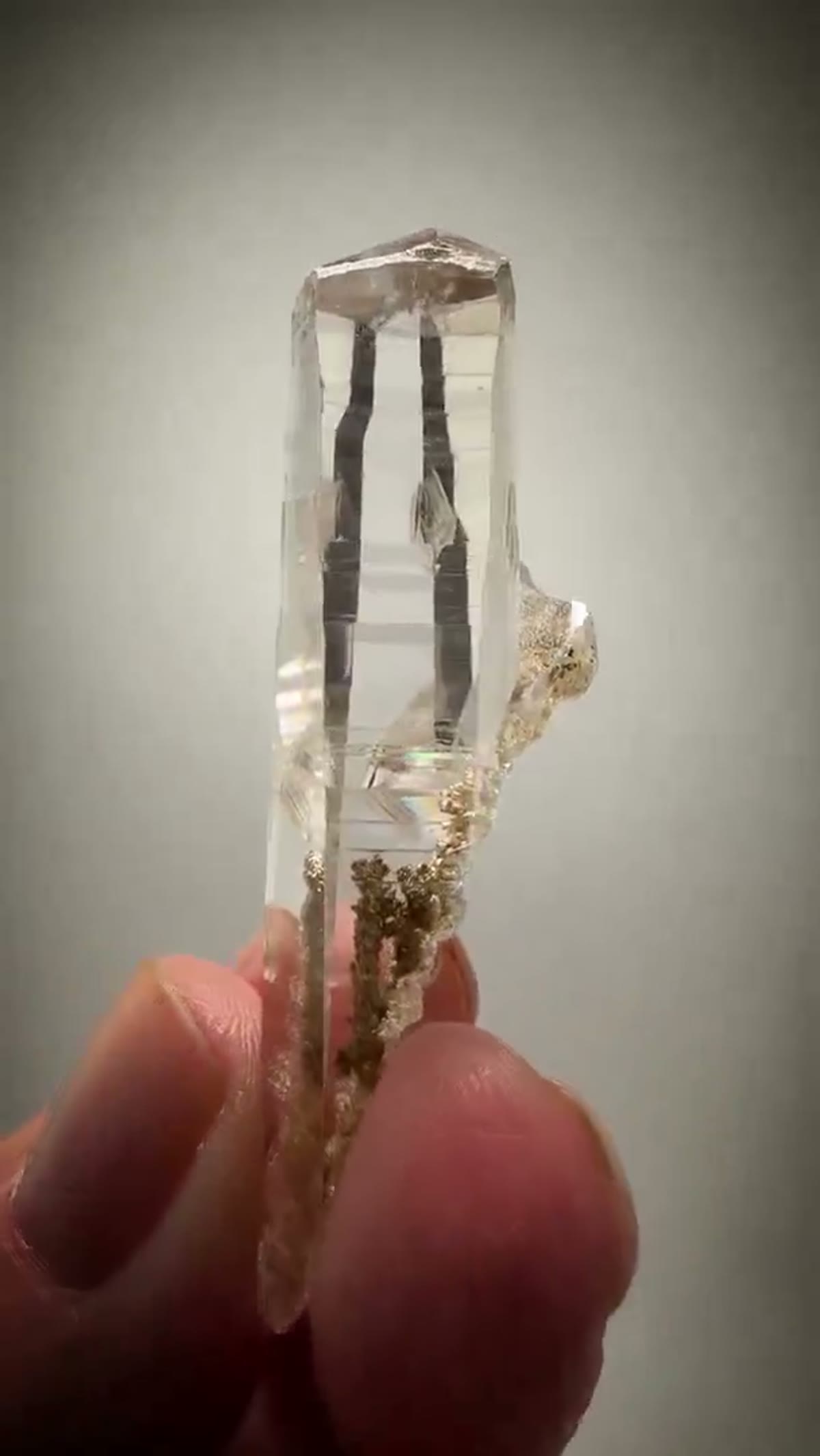 Calcite Specimen from China: Jinhua Optical Calcite Stunner - view 2