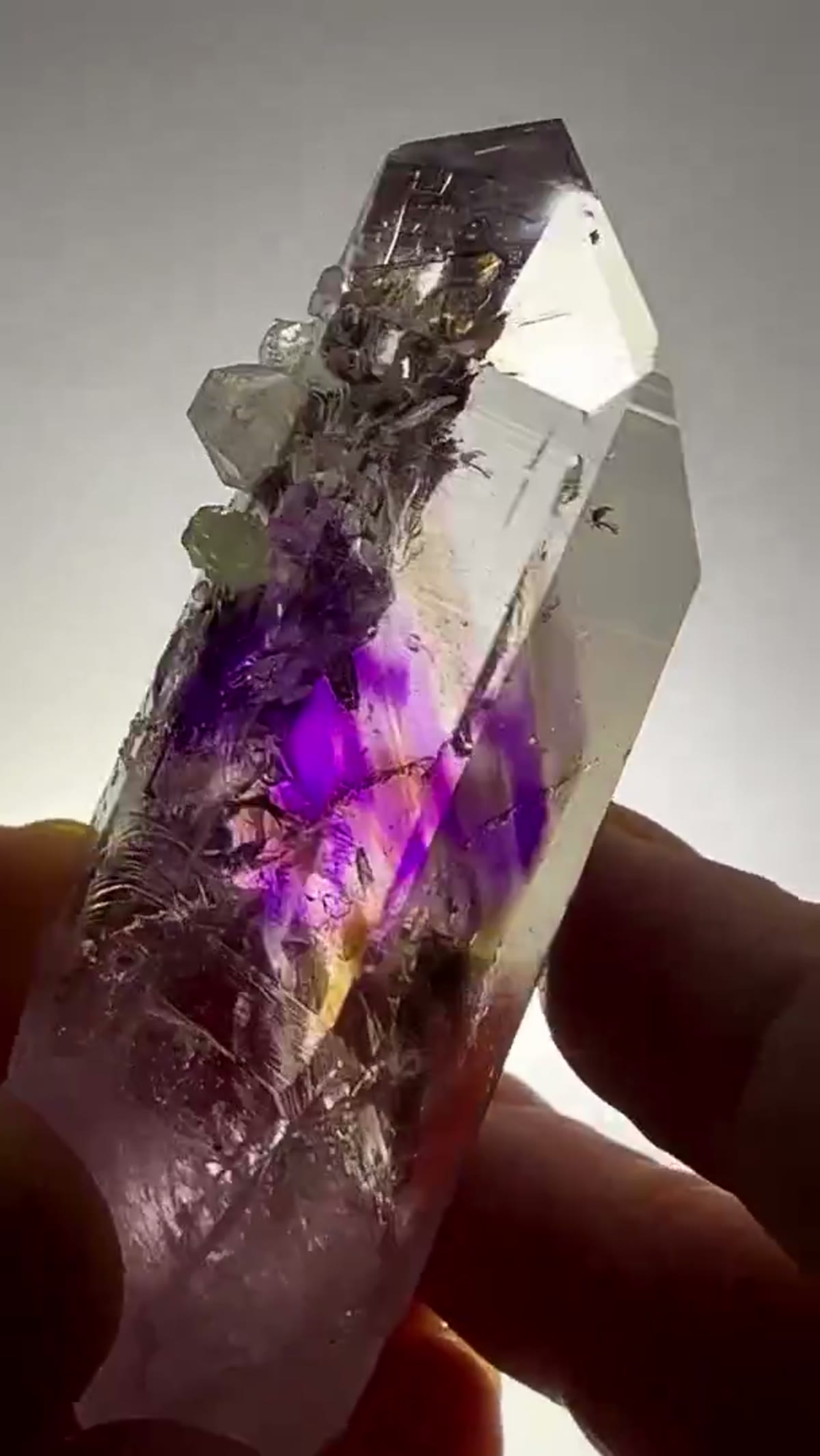 Amethyst Specimen from Streep Mine, Namibia, 77.28 g - view 3