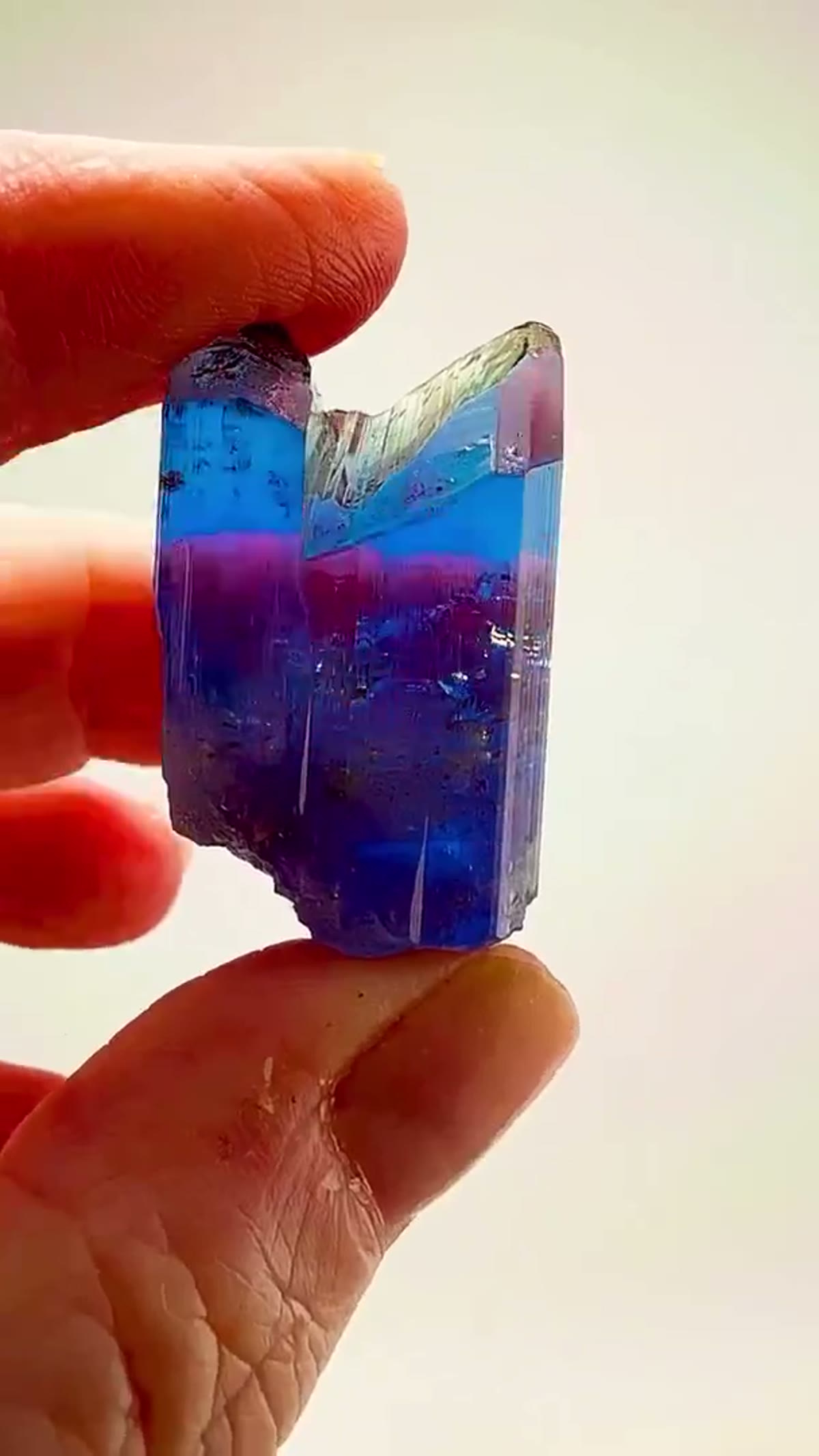 Tanzanite Specimen from Merelani Hills, Tanzania, 27.86 g: 27.86 gram Natural Tanzanite Magic - view 3