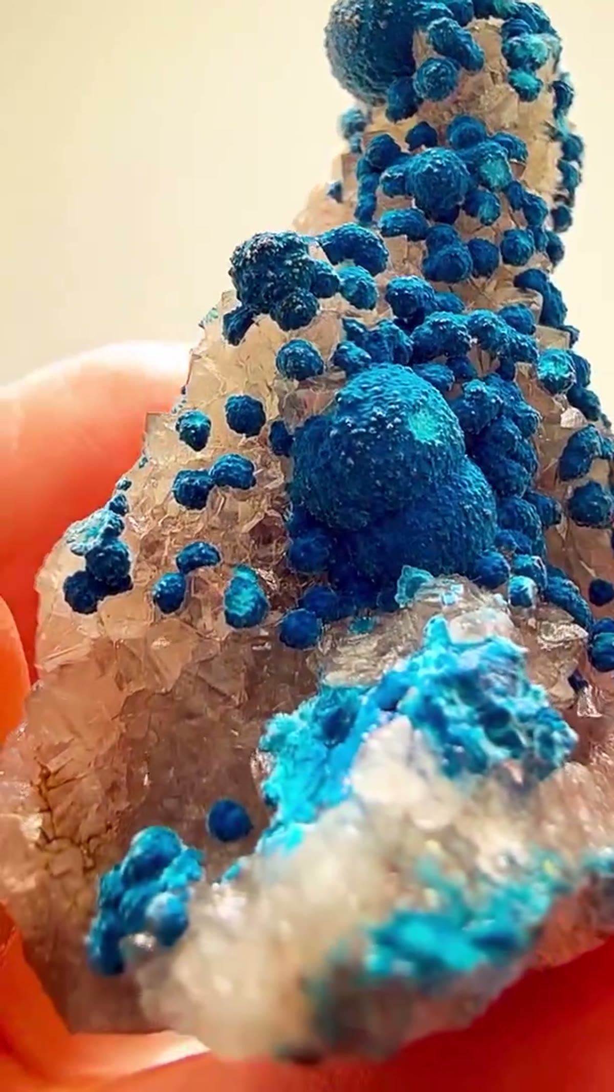 Quartz Specimen, 17.75 g: Congo Blue at Another Level - view 2