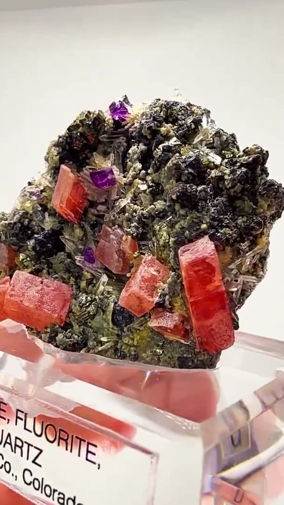 Fluorite Specimen: Sweet Home Magic - view 2