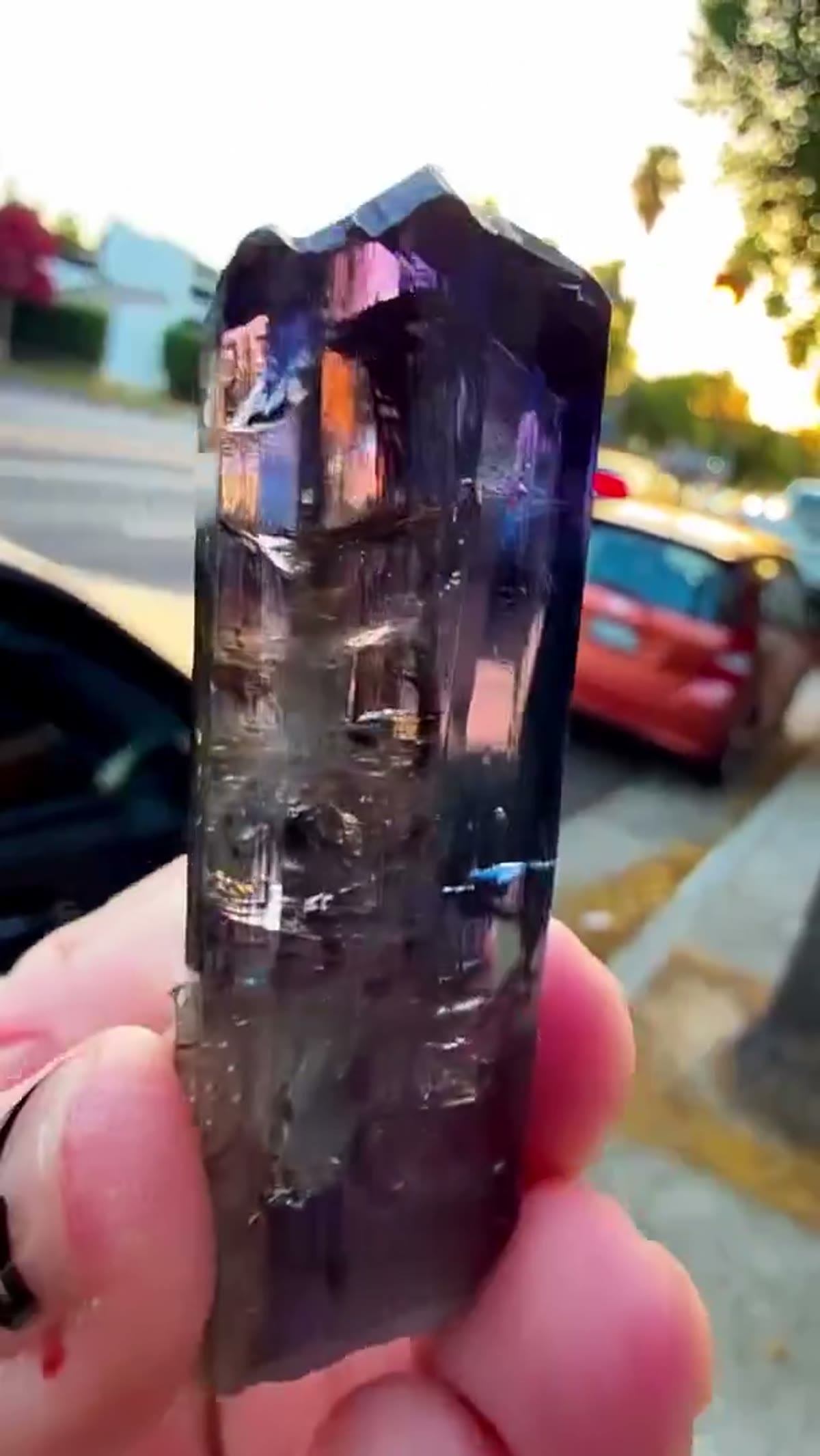 Tanzanite Specimen from Merelani Hills, Tanzania, 34.24 g - view 2