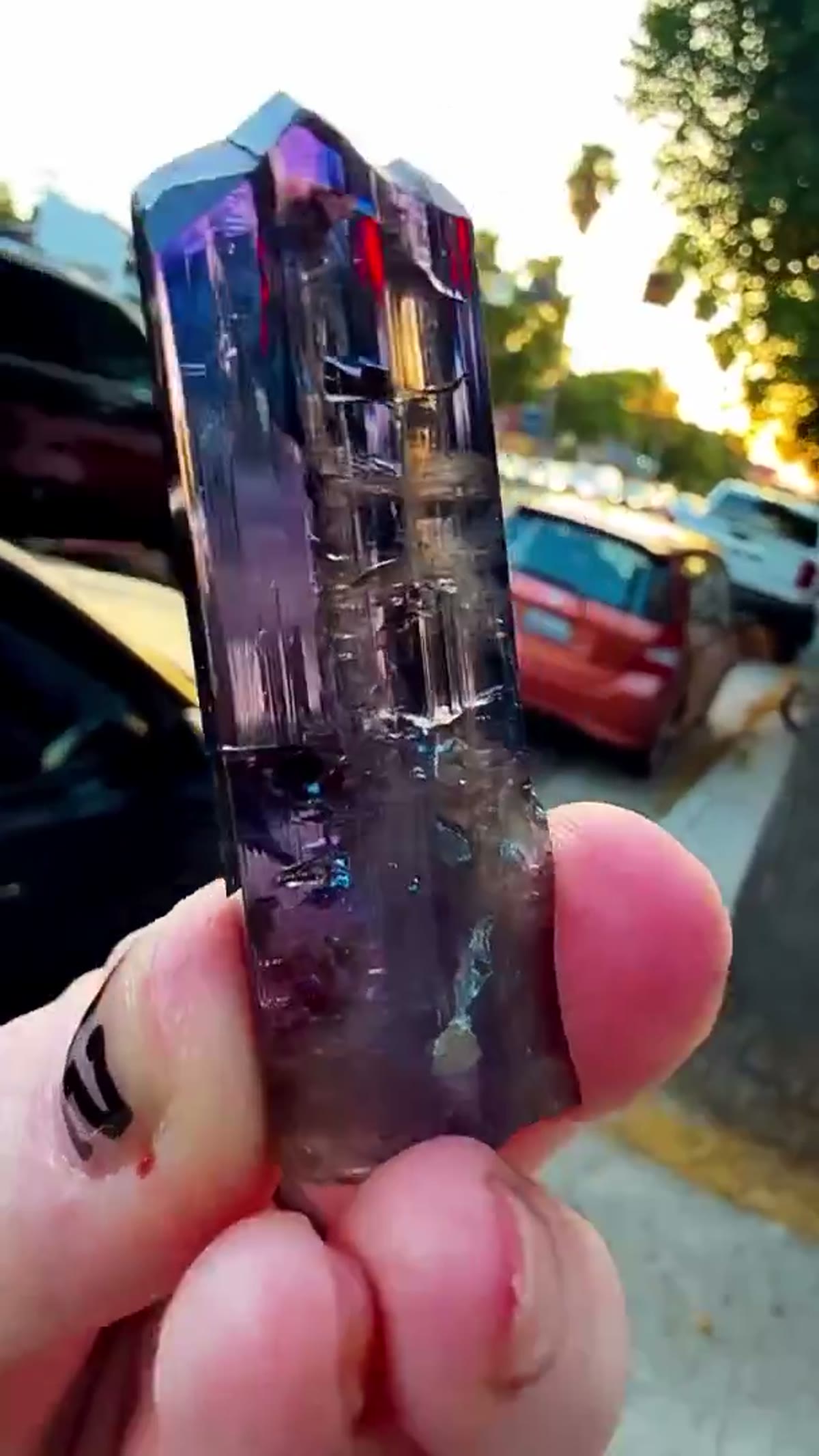 Tanzanite Specimen from Merelani Hills, Tanzania, 34.24 g - view 3