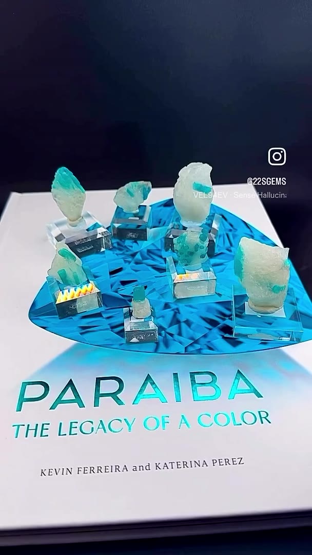 PARAÍBA MAGIC — ELECTRIC BLUE FROZEN IN QUARTZ