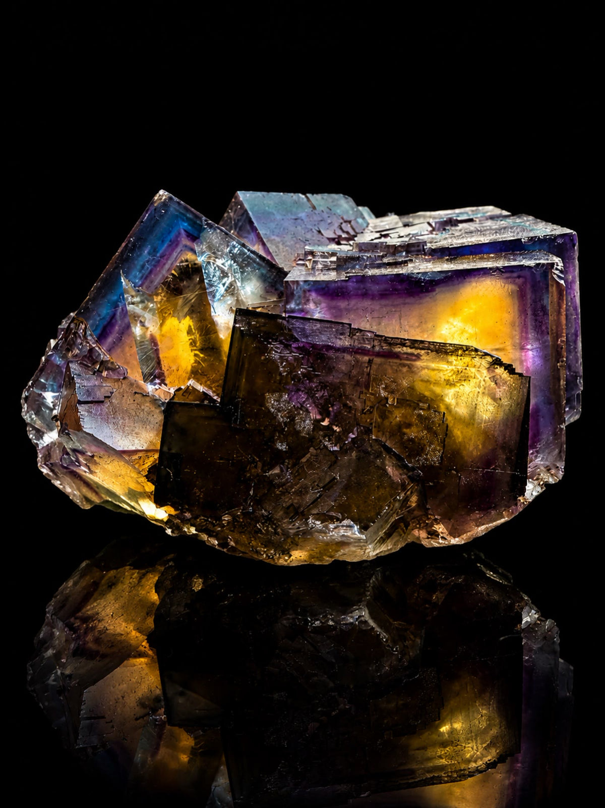ILLINOIS FLUORITE — LAYERS OF PURE COLOR