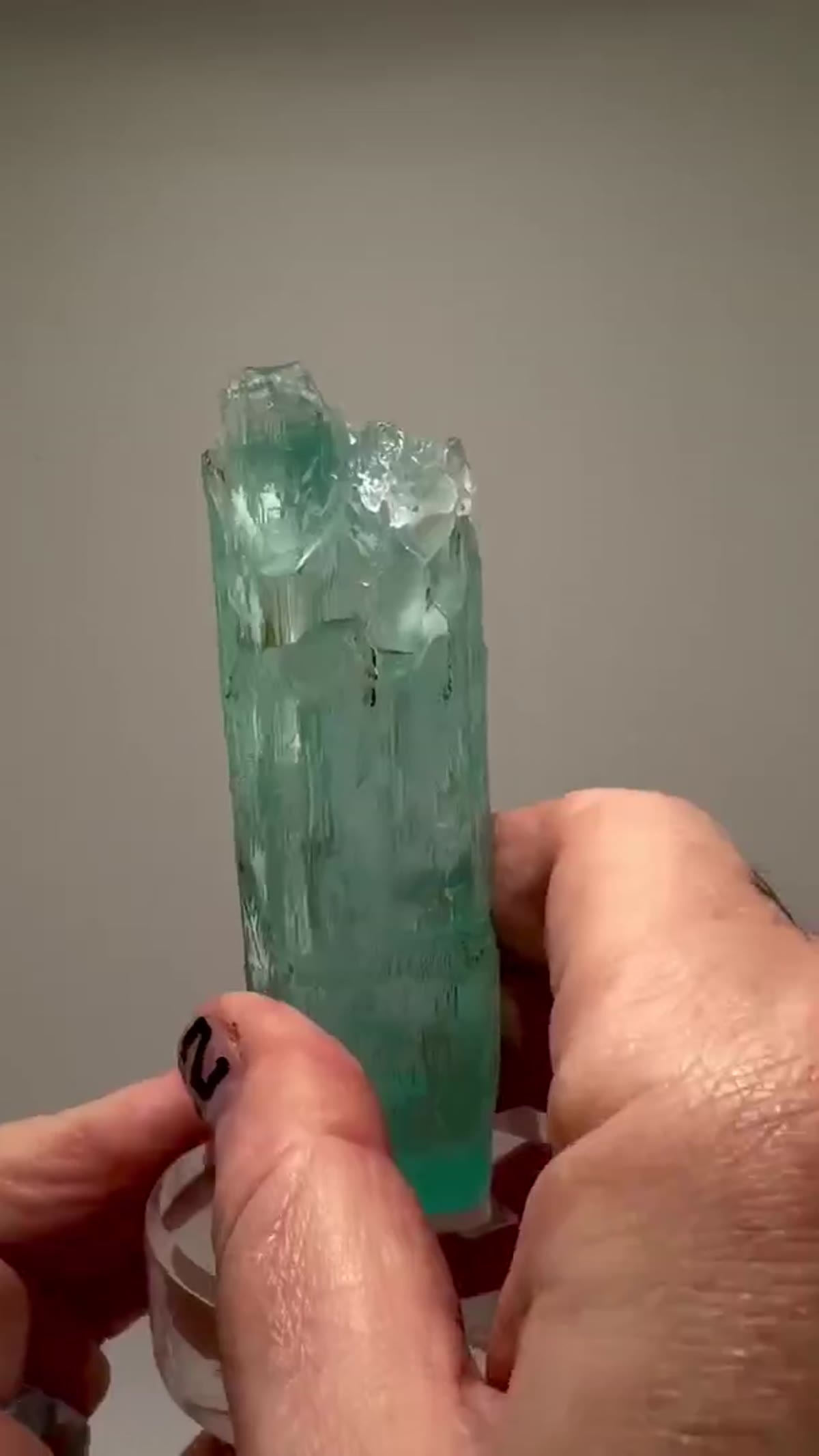 Aquamarine Specimen from Medina, Brazil, 133.84 g - view 2