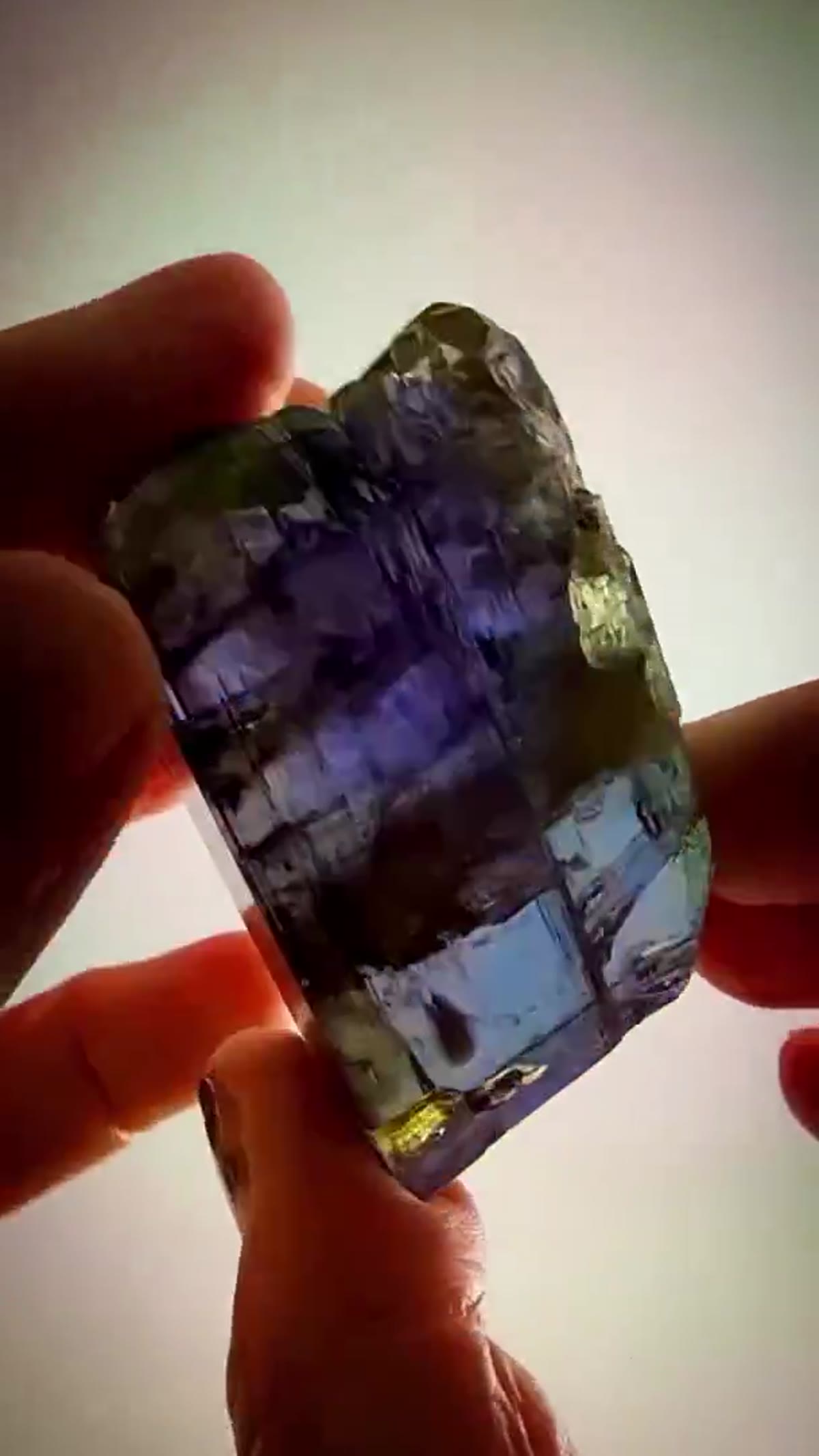 Tanzanite Specimen from Merelani Hills, Tanzania, 91.53 g - view 3