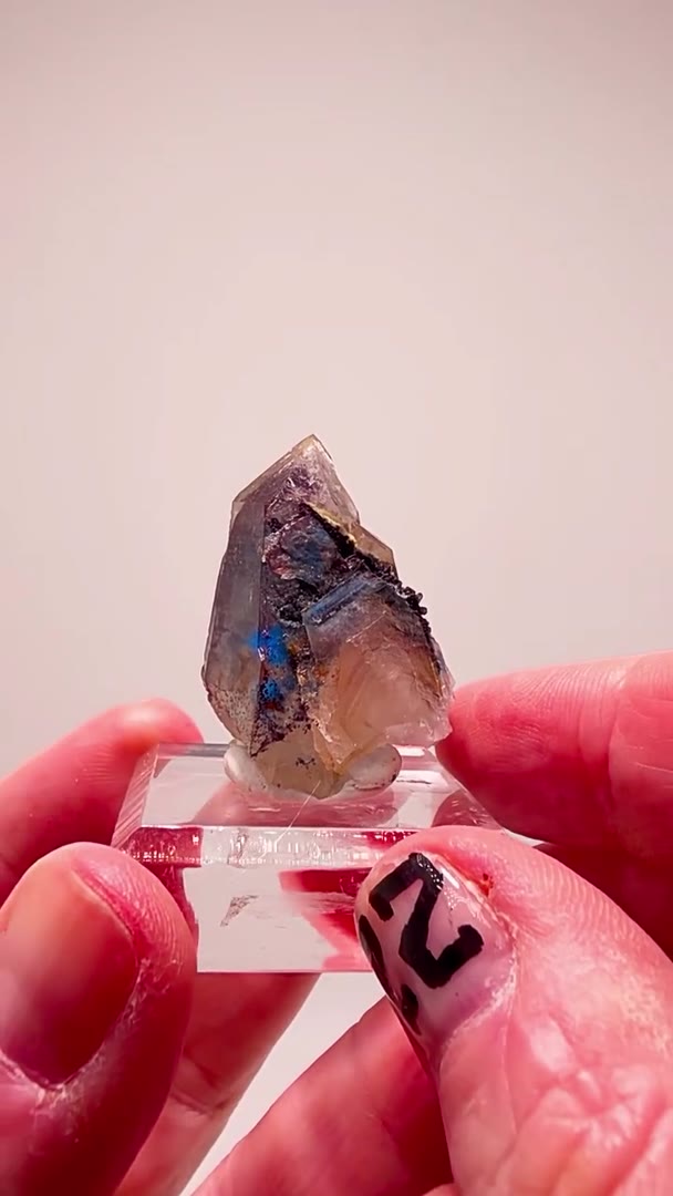 PAPAGOITE IN QUARTZ — ABSOLUTE MAGIC
