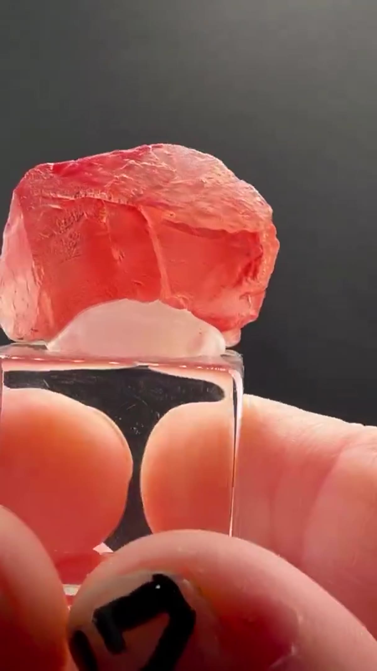 Rhodochrosite Specimen from Minas Gerais, Brazil: Brazilian Rhodochrosite Glow - view 3