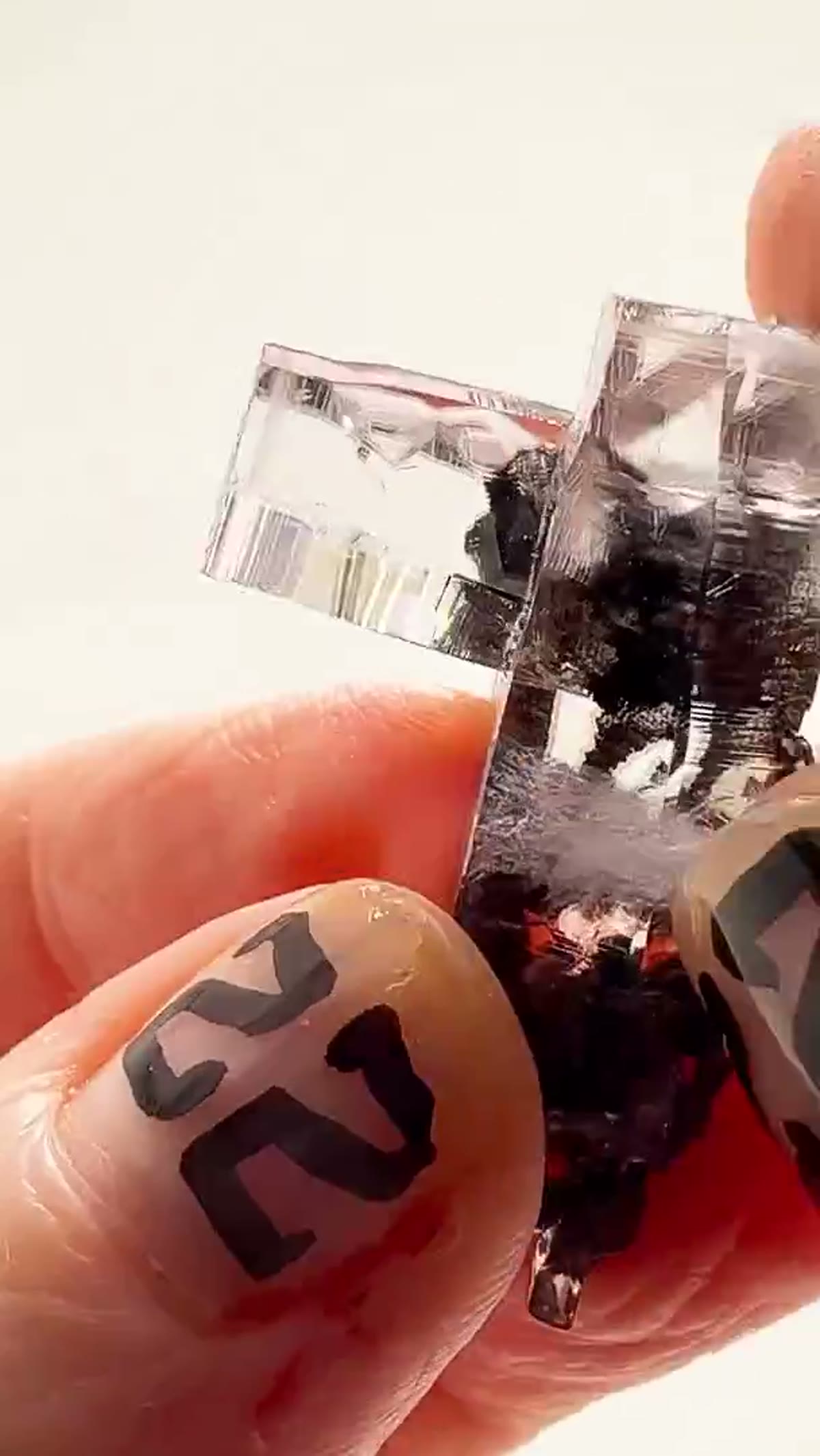 Calcite Specimen from China: Rainbows, Optical Clarity & Manganese… What a Combo - view 3