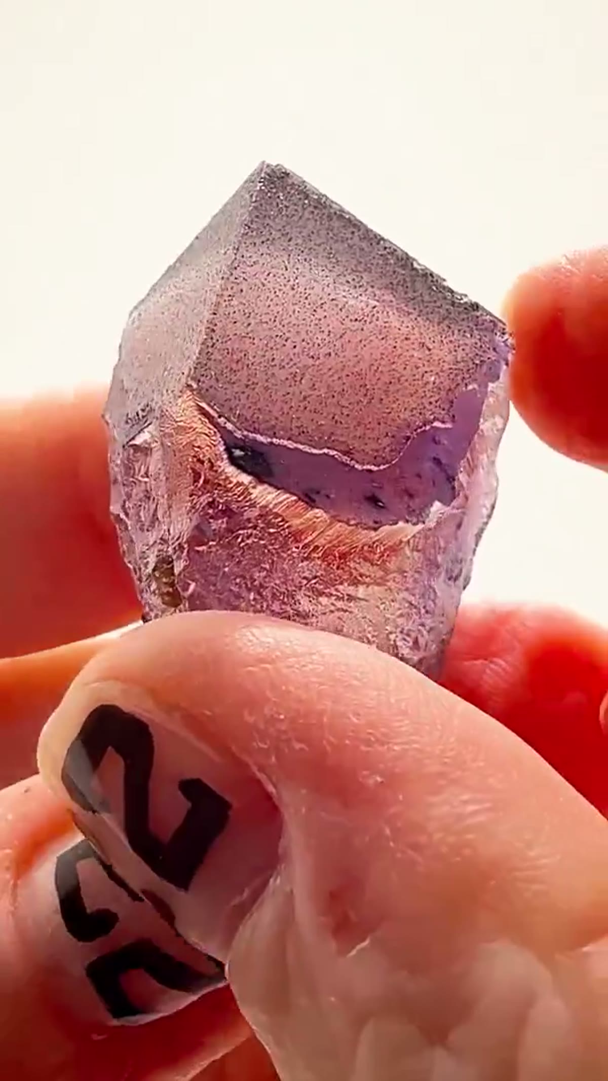 Fluorite Specimen from Elmwood Mine, Tennessee: Ice Cream Cone Fluorite… and This One is a - view 2