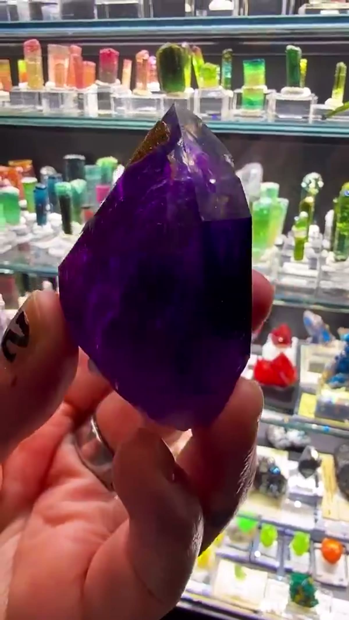 Amethyst Specimen from Goboboseb Mountains, Namibia, 103.22 g - view 2