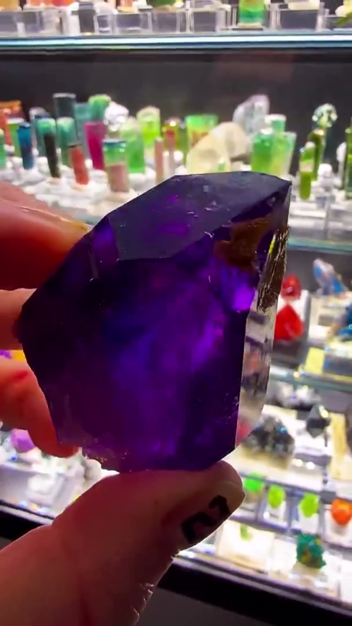Amethyst Specimen from Goboboseb Mountains, Namibia, 103.22 g - view 3
