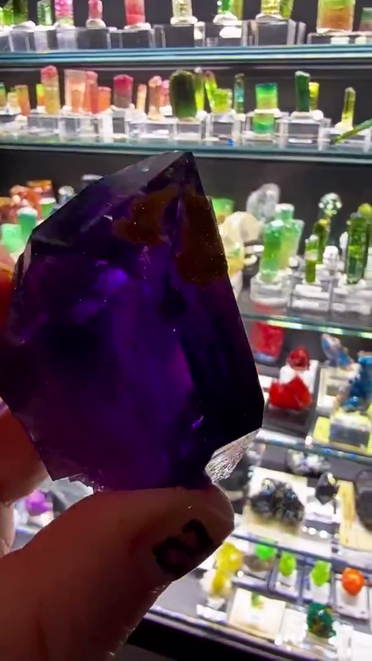Amethyst Specimen from Goboboseb Mountains, Namibia, 103.22 g - view 4