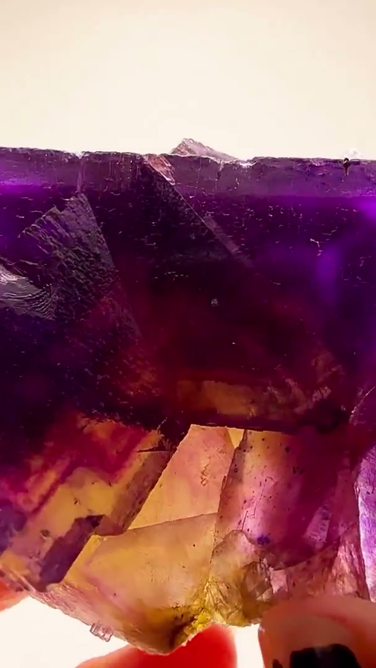 Fluorite Specimen from Denton Mine, Illinois: Illinois Color - view 2