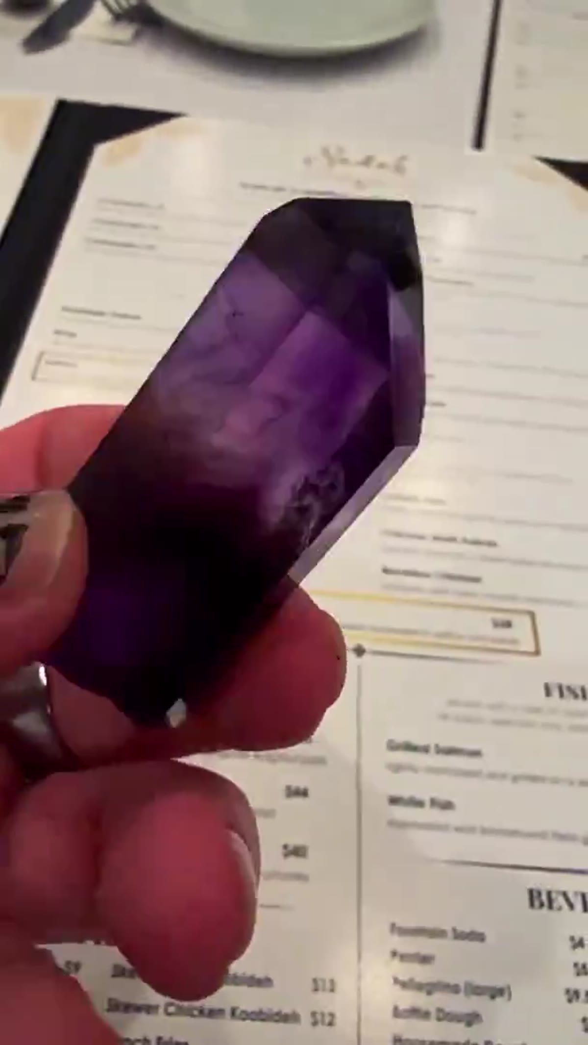 Amethyst Specimen from Goboboseb Mountains, Namibia, 32.69 g - view 2