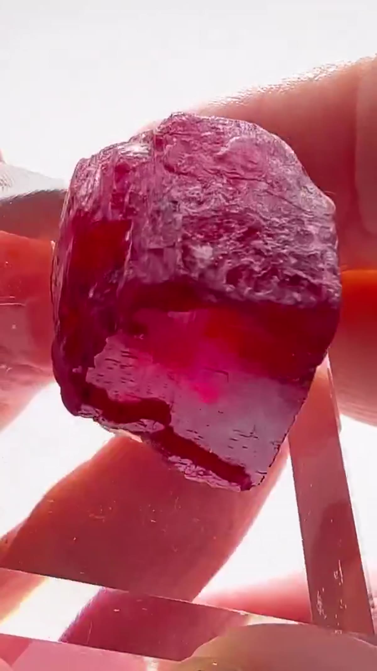 Mineral Specimen from Minas Gerais, Brazil: Absolute Red - view 3