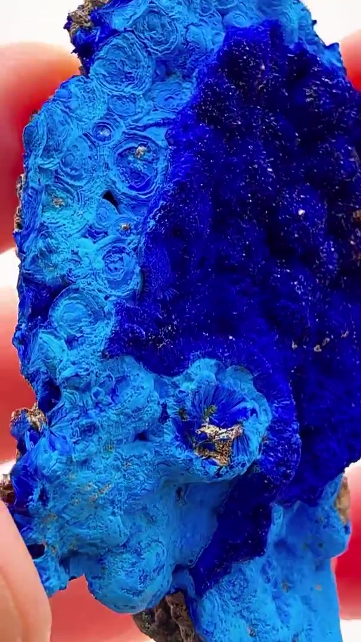 Azurite Specimen from Namibia: Tsumeb Blue Doesn’t Play - view 2