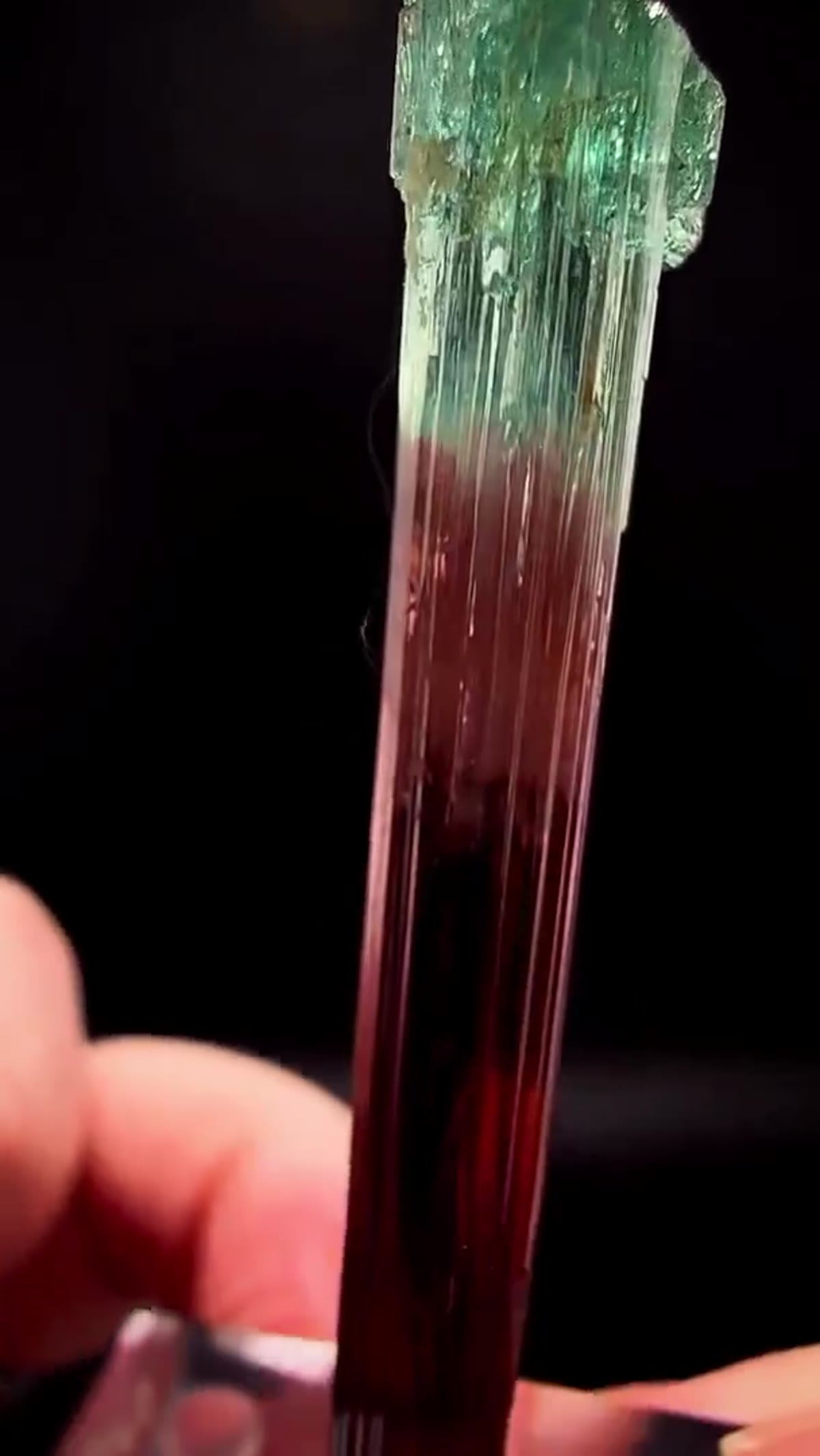 Elbaite Tourmaline Specimen from Minas Gerais, Brazil, 8.20 g - view 3